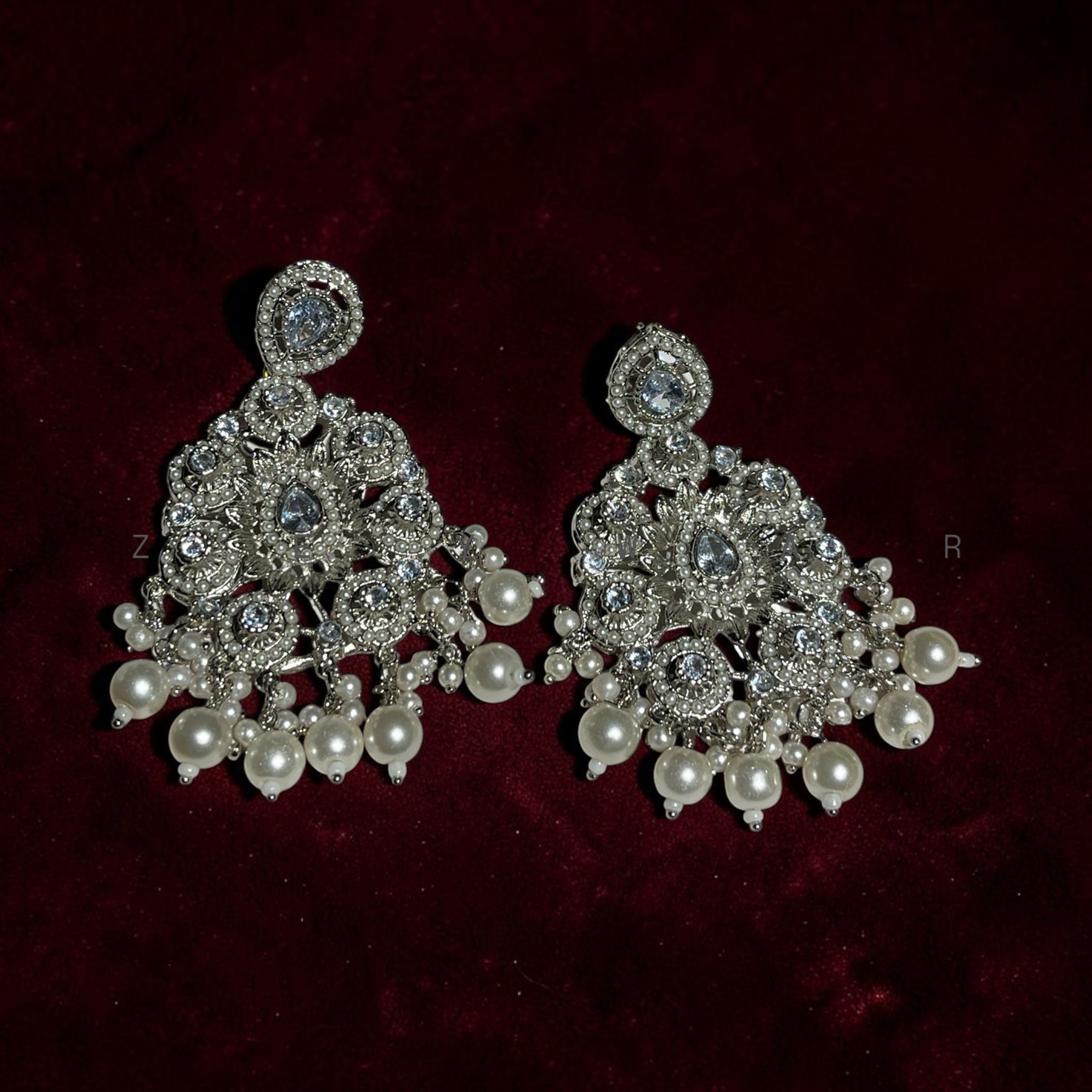 Silver earrings pure quality