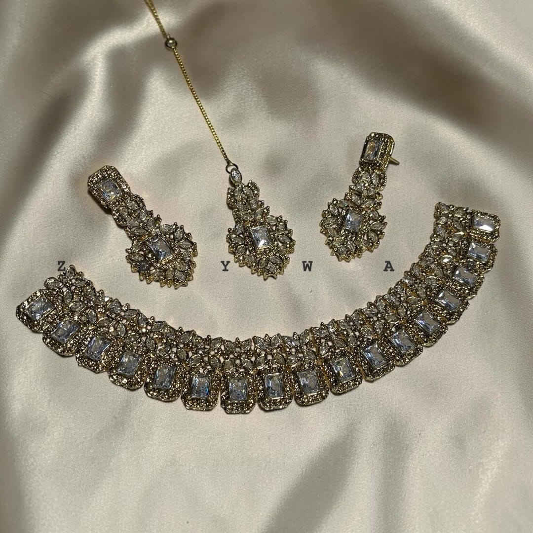 Glueband zarkun necklace set with tima