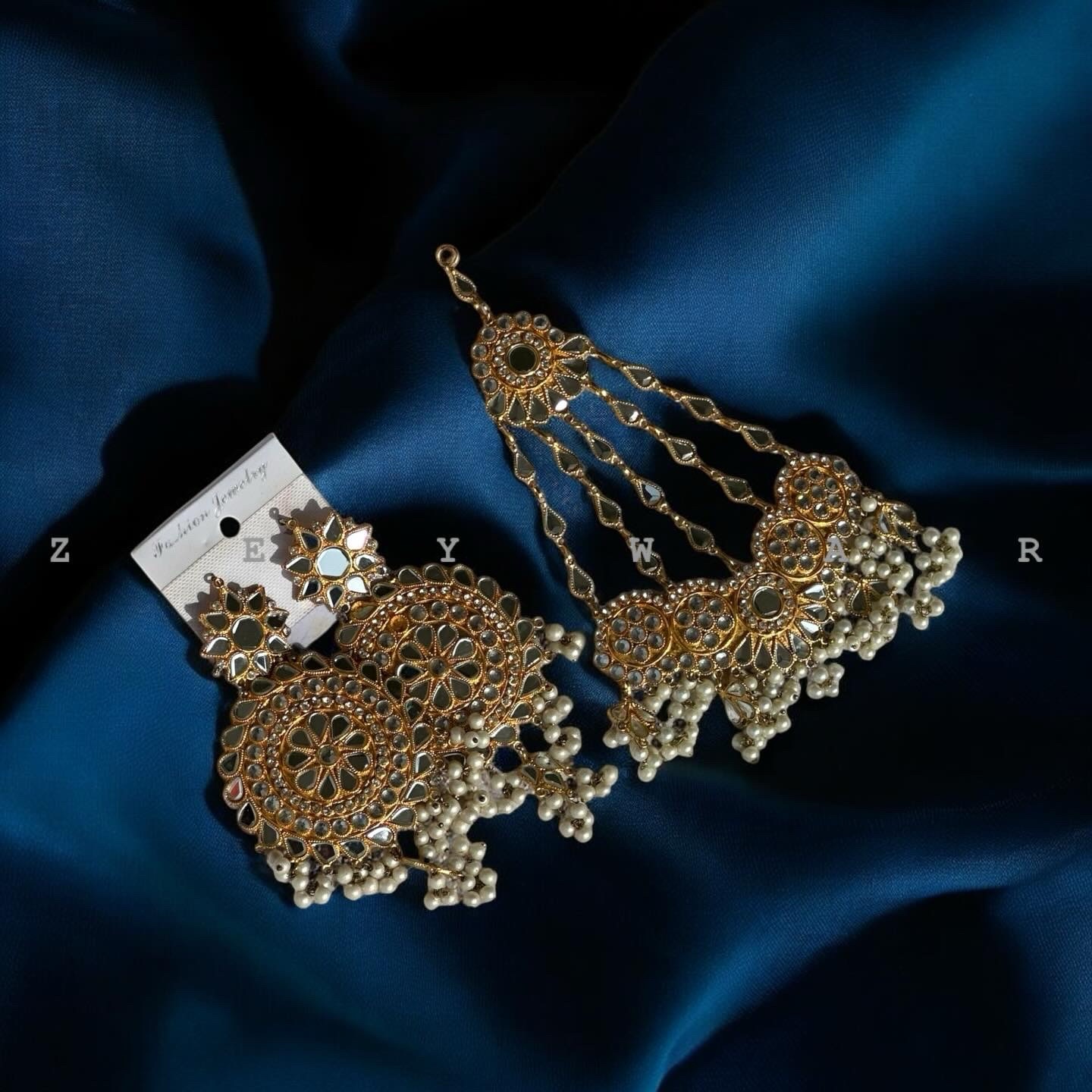 Kundan Jhumar earrings premium quality